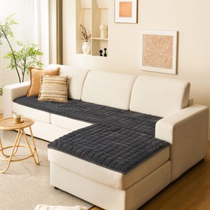 Allisandro Anti-Slip Waterproof Furniture Protector, Grey, Large