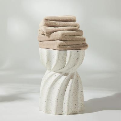 Show full view: Allisandro Luxe Faux Fur Dog & Cat Blanket, Beige, XX-Large slide 2 of 7