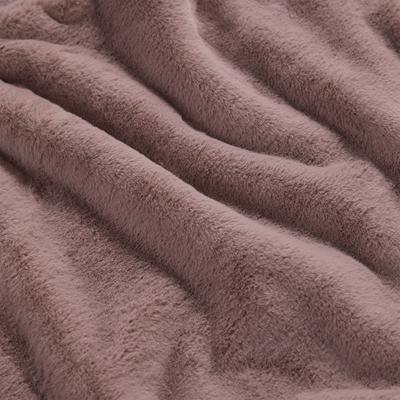 Show full view: Allisandro Luxe Faux Fur Dog & Cat Blanket, Dusty Pink, XX-Large slide 6 of 7