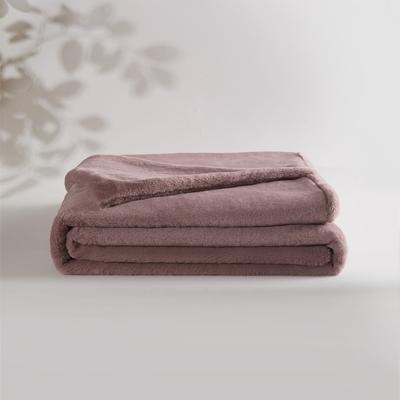 Show full view: Allisandro Luxe Faux Fur Dog & Cat Blanket, Dusty Pink, XX-Large slide 3 of 7