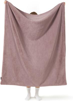 Show full view: Allisandro Luxe Faux Fur Dog & Cat Blanket, Dusty Pink, XX-Large slide 4 of 7