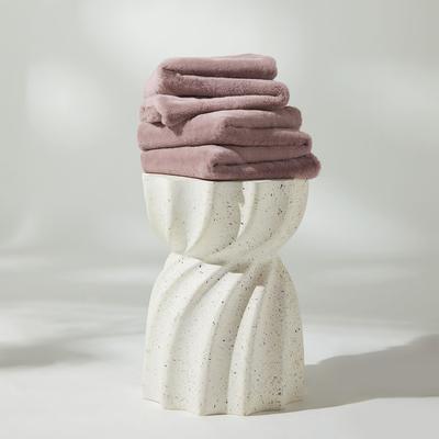 Show full view: Allisandro Luxe Faux Fur Dog & Cat Blanket, Dusty Pink, XX-Large slide 2 of 7