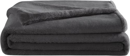 Show full view: Allisandro Luxe Faux Fur Dog & Cat Blanket, Grey, Medium slide 7 of 7