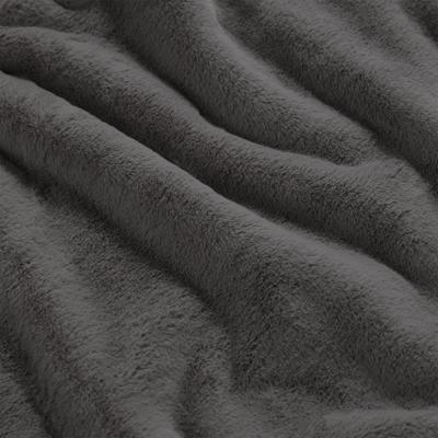 Show full view: Allisandro Luxe Faux Fur Dog & Cat Blanket, Grey, Medium slide 6 of 7