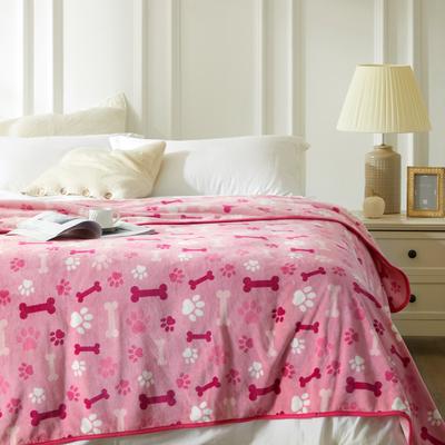 Show full view: Allisandro Microplush Fleece Polyester Dog & Cat Blanket, Pink, XX-Large slide 3 of 11