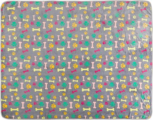 Show full view: Allisandro Microplush Fleece Polyester Dog & Cat Blanket, Vivid, X-Large slide 2 of 7