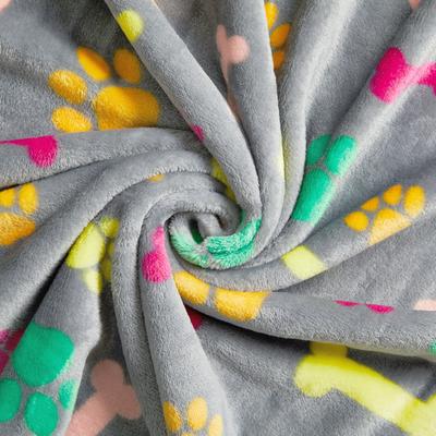 Show full view: Allisandro Microplush Fleece Polyester Dog & Cat Blanket, Vivid, X-Large slide 3 of 7