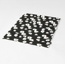 Allisandro Midnight Gardenia Jacquard Dog & Cat Blanket, Black, XX-Large slide 2 of 5