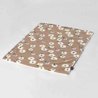 Show full view: Allisandro Midnight Gardenia Jacquard Dog & Cat Blanket, Brown, Large slide 3 of 6