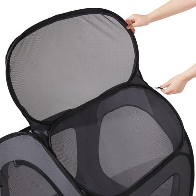 Show full view: Allisandro Pop up Steel Mesh Exercise Dog Playpen, Medium, Dark Grey slide 6 of 8