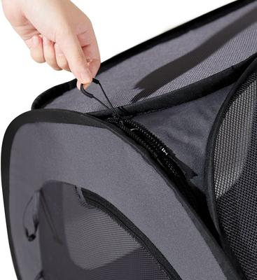 Show full view: Allisandro Pop up Steel Mesh Exercise Dog Playpen, Medium, Dark Grey slide 7 of 8