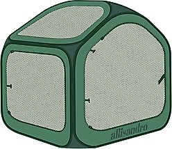 Allisandro Pop up Steel Mesh Exercise Dog Playpen, Medium, Green