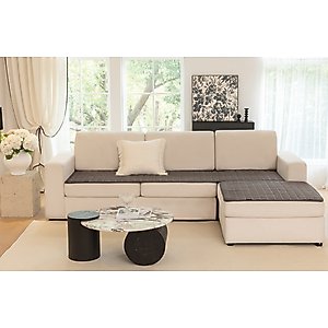Allisandro Premium Anti-Slip Waterproof Sofa Furniture Protector, Dark Grey, 32 x 56-in