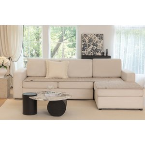 Allisandro Premium Anti-Slip Waterproof Sofa Furniture Protector, Khaki, 32 x 68-in