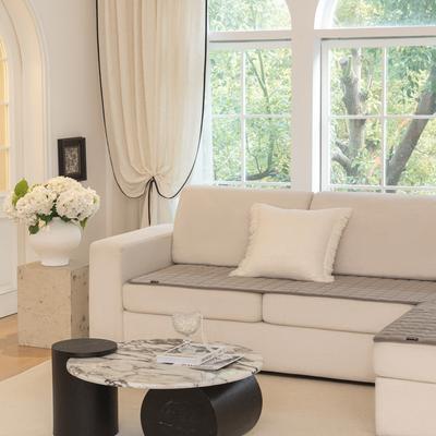 Show full view: Allisandro Premium Anti-Slip Waterproof Sofa Furniture Protector, Light Grey, 32 x 68-in slide 6 of 11