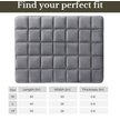 Show in main carousel: Allisandro Quilted Self Warming Cat & Dog Bed, Grey, 30 x 20-in slide 5 of 7