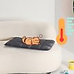 Show in main carousel: Allisandro Quilted Self Warming Cat & Dog Bed, Grey, 30 x 20-in slide 6 of 7