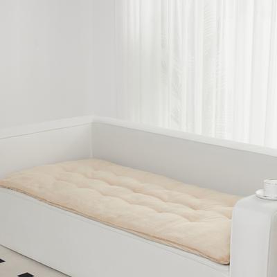 Show full view: Allisandro Reversible & Luxurious Faux Fur Furniture Protector, Beige, 89-in slide 2 of 8