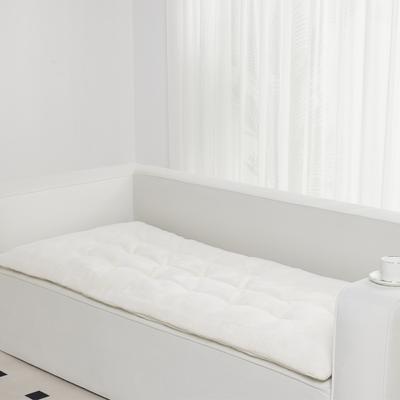 Show full view: Allisandro Reversible & Luxurious Faux Fur Furniture Protector, Cream, 89-in slide 3 of 9