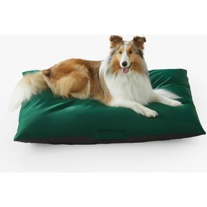 Allisandro Reversible Outdoor Dog Bed with Removable Cover, Large, Dark Teal/Dark Grey