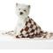 Show in main carousel: Allisandro Stylish Sherpa Waterproof Dog & Cat Blanket, 40x30-in, Golden Brown Checkerboard slide 3 of 7