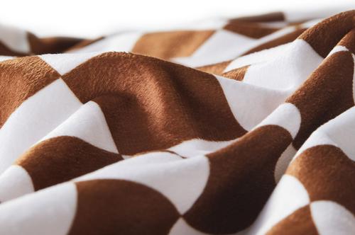 Show full view: Allisandro Stylish Sherpa Waterproof Dog & Cat Blanket, 40x30-in, Golden Brown Checkerboard slide 6 of 7