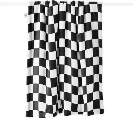 Show full view: Allisandro Stylish Sherpa Waterproof Dog & Cat Blanket, 40x30-in, Off White Checkerboard slide 2 of 7