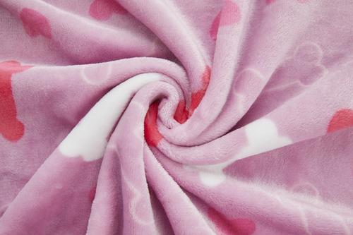 Show full view: Allisandro Stylish Sherpa Waterproof Dog & Cat Blanket, 40x30-in, Pink Paw Print Popsicle slide 4 of 6