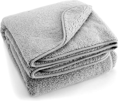 Show full view: Allisandro Triple Layer Tech Waterproof Dog & Cat Blanket, Grey, Large slide 8 of 9
