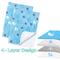 Show in main carousel: Allisandro Washable Puppy Traning Dog Potty Pads, 2 count, Blue slide 5 of 7