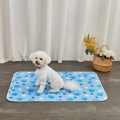 Show full view: Allisandro Washable Puppy Traning Dog Potty Pads, 2 count, Blue slide 6 of 7