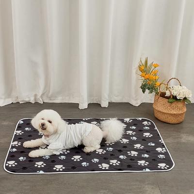 Show full view: Allisandro Washable Puppy Traning Dog Potty Pads, 2 count, Grey slide 3 of 5