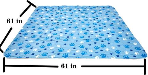 Show full view: Allisandro Waterproof Furniture Protector Dog & Cat Sofa, Blue, Large slide 3 of 5