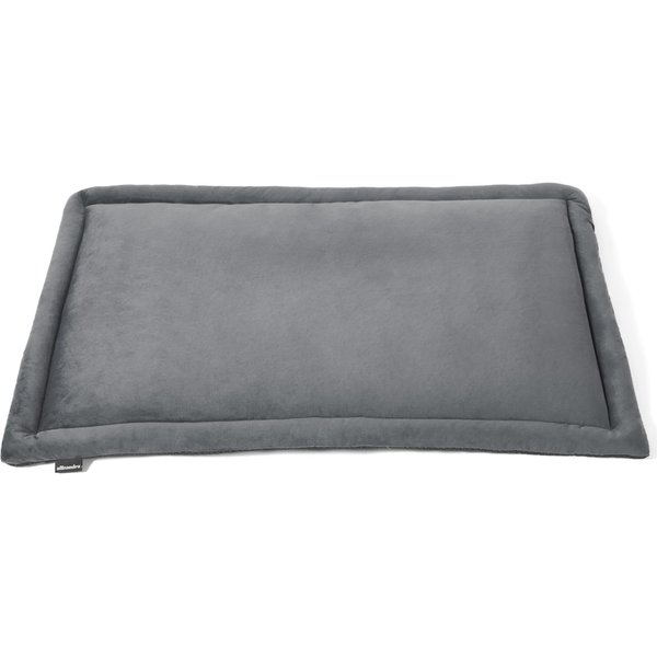 Image showcasing MIDWEST QuietTime Cushioned Antimicrobial Dog Crate Mat, Black, Large ...