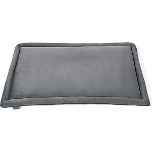 Allisandro Waterproof & Non-Slip Dog & Cat Crate Mat, Dark Grey, Medium