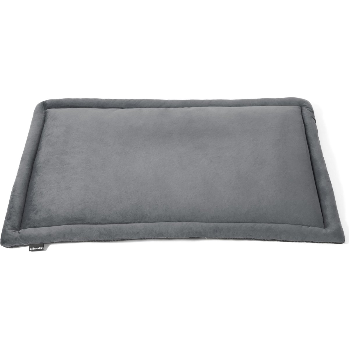 Allisandro Waterproof & Non-Slip Dog & Cat Crate Mat, Dark Grey, Small