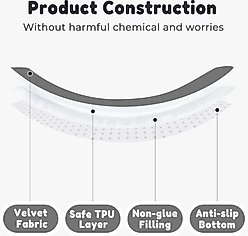 Allisandro Waterproof & Non-Slip Dog & Cat Crate Mat, Dark Red, Large slide 2 of 7