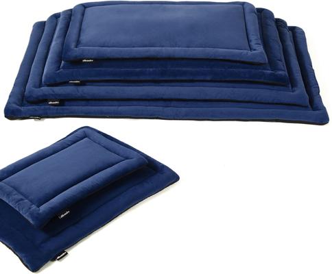 Show full view: Allisandro Waterproof & Non-Slip Dog & Cat Crate Mat, Navy Blue, Medium slide 4 of 8