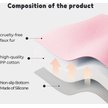 Show in main carousel: Allisandro Waterproof Pet Mat & Anti-Slip with Bolster Design Dog & Cat Bed with Removable Cover, Light Pink, Large slide 6 of 8
