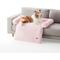 Show in main carousel: Allisandro Waterproof Pet Mat & Anti-Slip with Bolster Design Dog & Cat Bed with Removable Cover, Light Pink, Medium slide 1 of 8