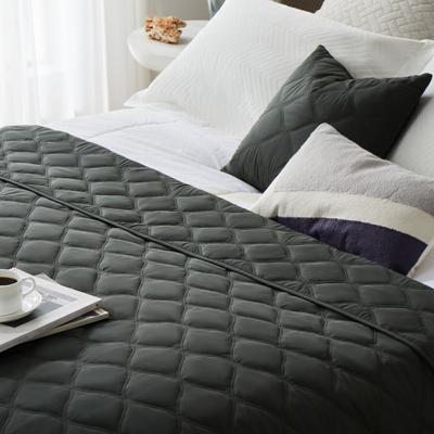 Show full view: Allisandro Waterproof & Reversible Furniture Protector Dog & Cat Blanket, Grey, King slide 4 of 8