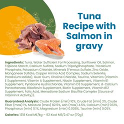 Almo Nature Classic Complete Grain-Free Tuna Recipe with Salmon in Gravy Cat Food, 2.47-oz, case of 12 slide 2 of 6