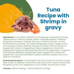 Almo Nature Classic Complete Grain-Free Tuna Recipe with Shrimps in Gravy Cat Food, 2.47-oz, case of 12 slide 2 of 6