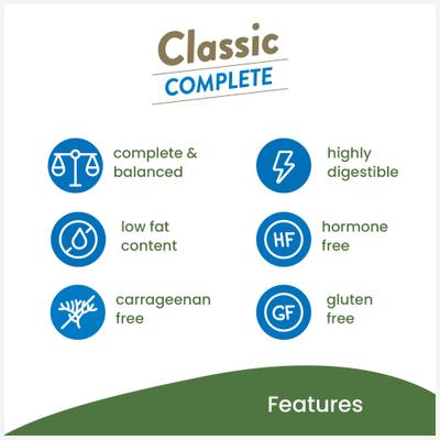 Show full view: Almo Nature Classic Complete Tuna Recipe with Salmon in Gravy Flaked Wet Cat Food, 2.47-oz can, case of 12 slide 4 of 10