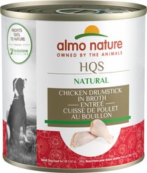 Almo Nature HQS Natural Chicken Drumstick Adult Canned Dog Food, 9.88-oz, case of 12