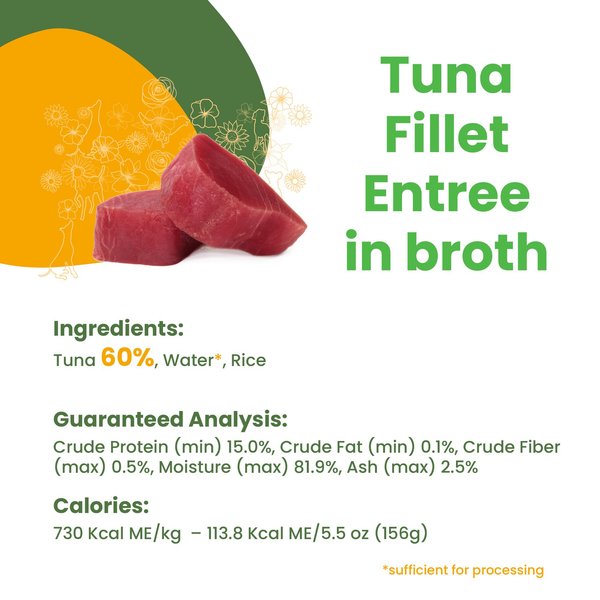 Almo Nature HQS Natural Chicken & Tuna Entree with Vegetables in Broth Wet Dog Food, 5.5-oz can, case of 12