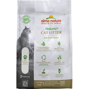 Almo Nature Unscented Clumping Plant-Based Natural Cat Litter, 10-lb bag