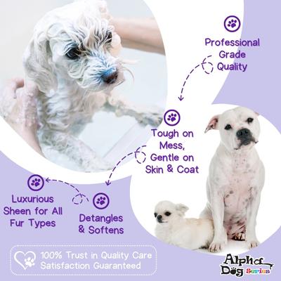 Show full view: Alpha Dog Series 2-in-1 Bright White Formula Scent Dog Shampoo & Conditioner, 26.4-fl oz bottle slide 5 of 9
