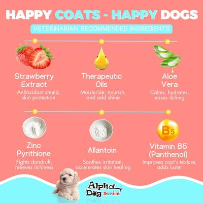 Show full view: Alpha Dog Series 2-in-1 Puppy Formula Scent Dog Shampoo & Conditioner, 26.4-fl oz bottle slide 4 of 8