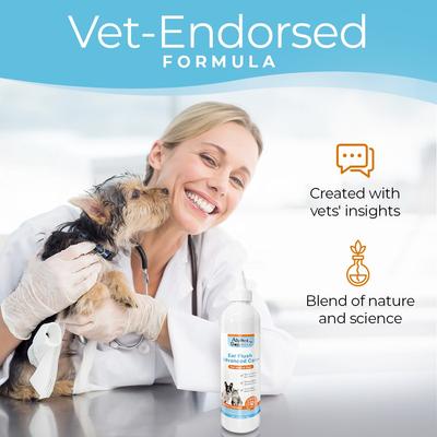 Show full view: Alpha Dog Series Advanced Soothing Otic Solution Dog, Cat & Small Pet Ear Cleaner, 8-fl oz bottle slide 6 of 7